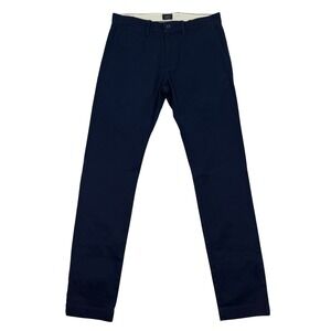J.Crew Mens 29x32 484 Slim Pants Navy Blue Stretch Chino Casual Preppy Classic